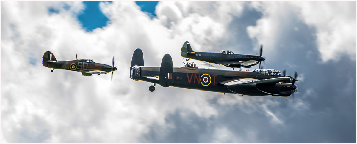 4 BBMF Flypast